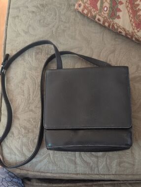 HOBO Black Leather Crossbody Bag